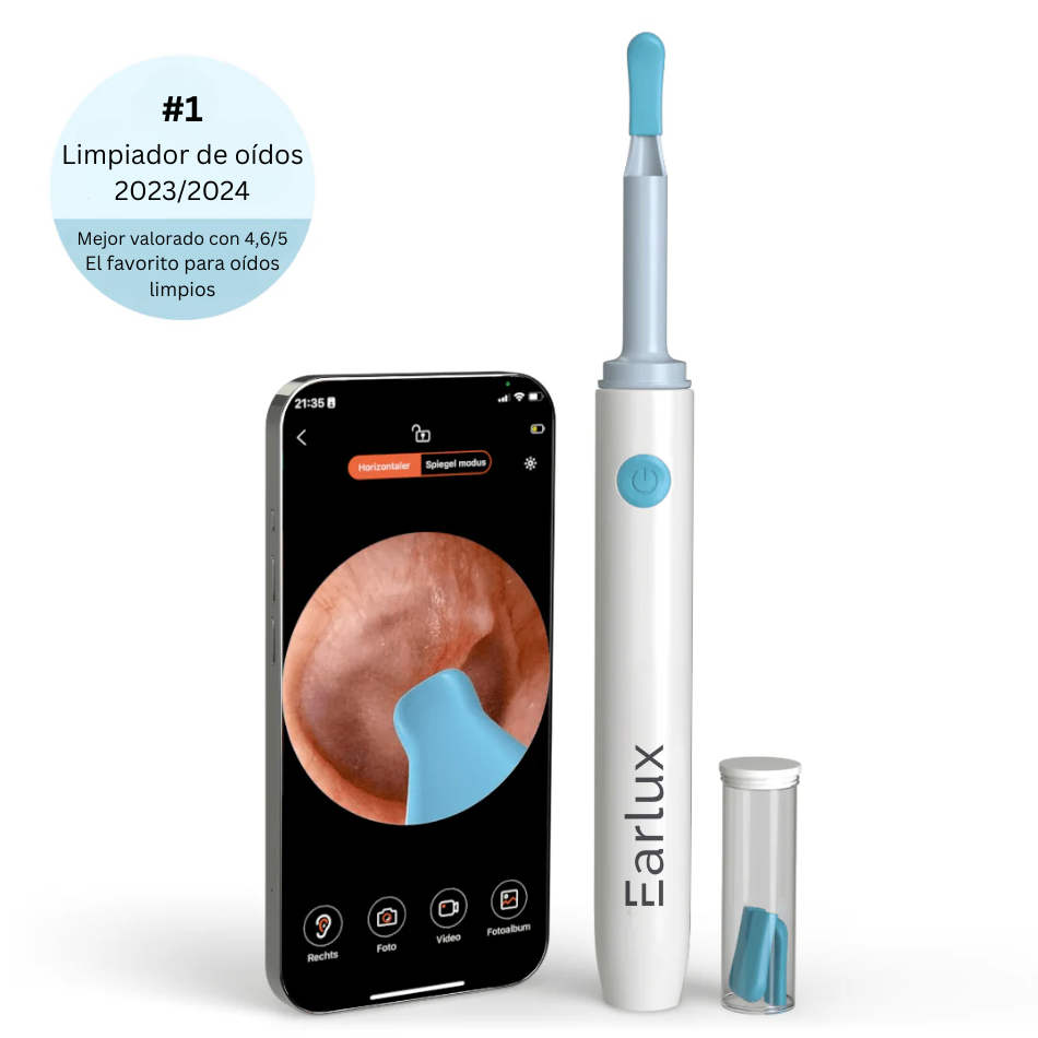 EARLUX™ - Limpiador de oídos inteligente con la nueva tecnología SmartClean