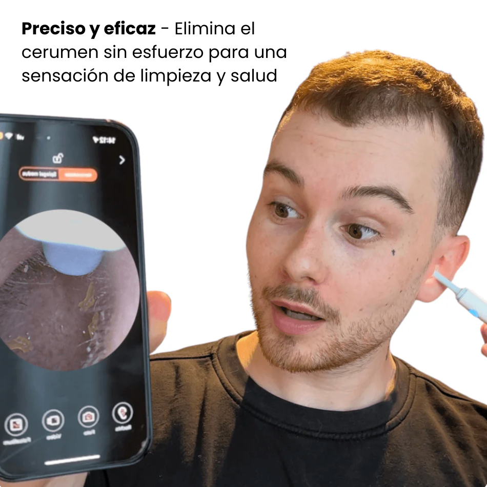 EARLUX™ - Limpiador de oídos inteligente con la nueva tecnología SmartClean